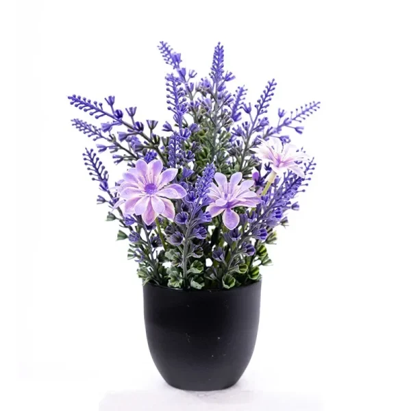 Lilla Lavendelblomster i Potte dekorasjon