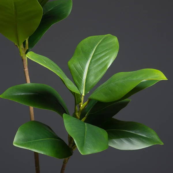 105 cm kunstig magnoliagren – høy dekorplante med gummiblader til hjem og hage