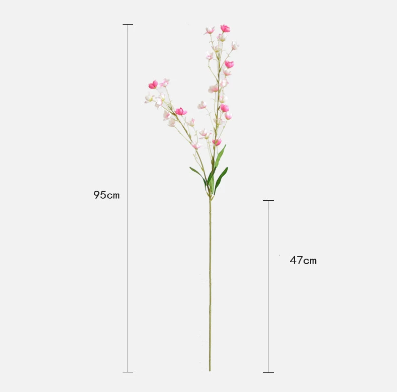 95 cm kunstig klokkeblomst dekorasjon