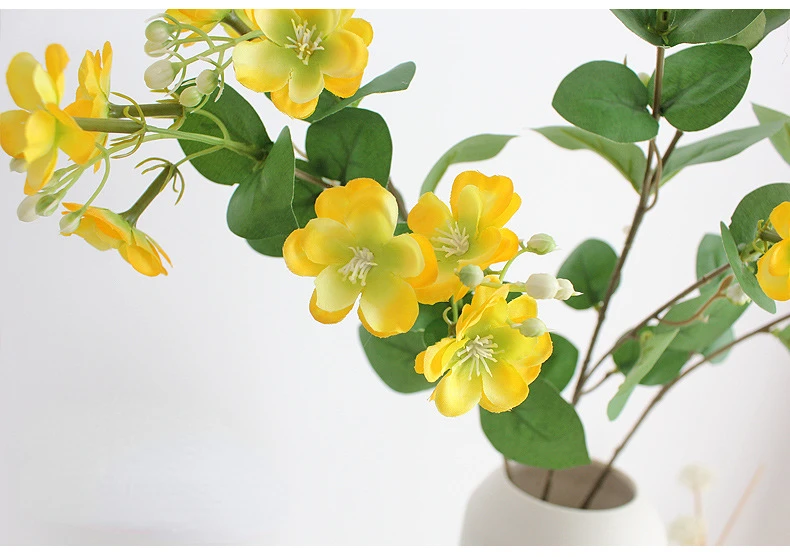 00 cm kunstig sjasmin 9 blomsterhoder dekorasjon