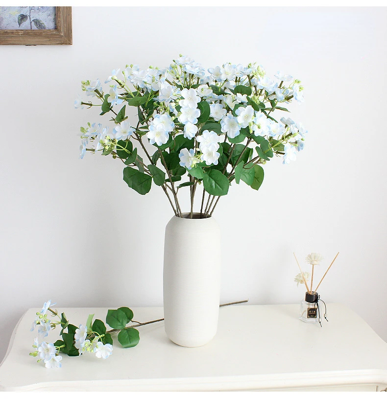 00 cm kunstig sjasmin 9 blomsterhoder dekorasjon