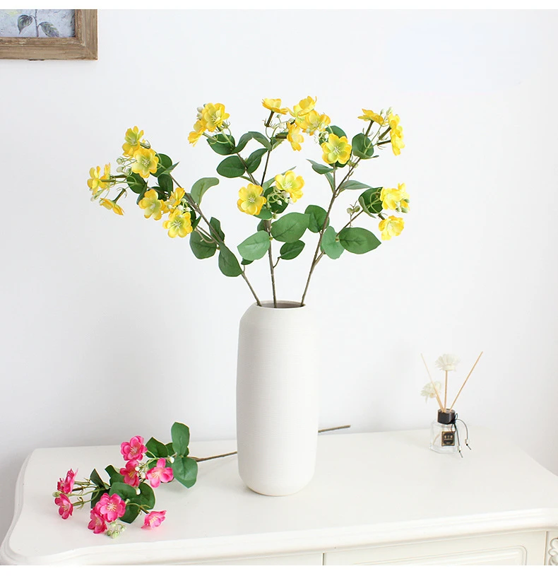00 cm kunstig sjasmin 9 blomsterhoder dekorasjon