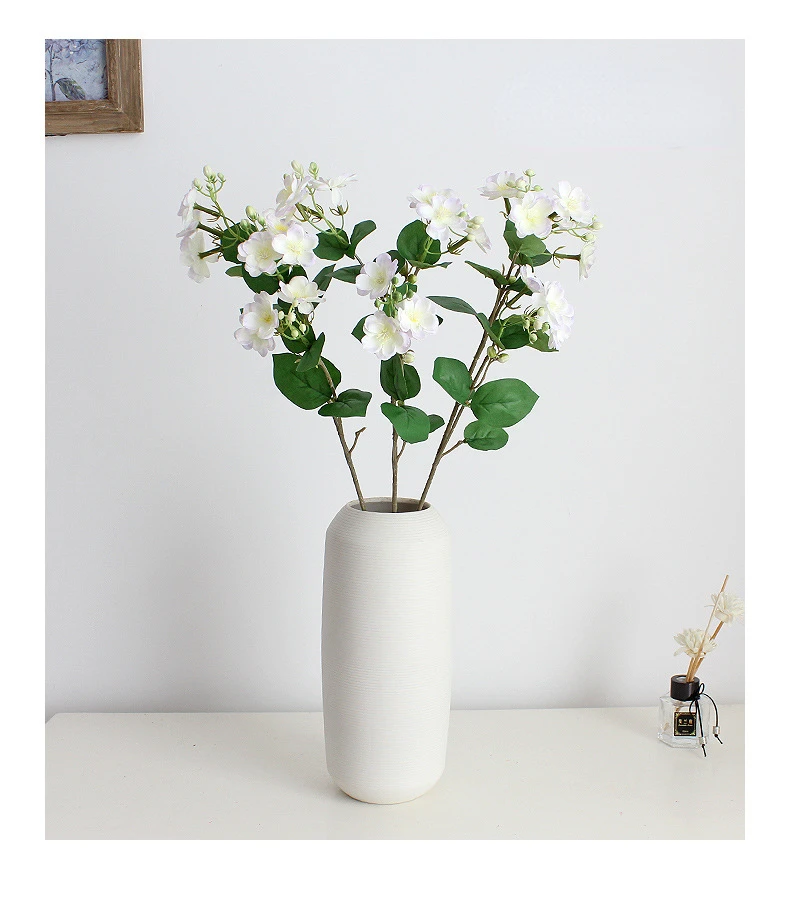 00 cm kunstig sjasmin 9 blomsterhoder dekorasjon