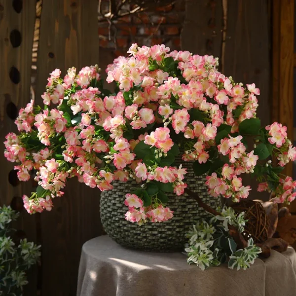 00 cm kunstig sjasmin 9 blomsterhoder dekorasjon