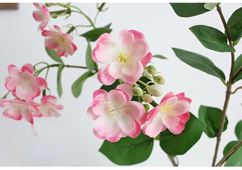 00 cm kunstig sjasmin 9 blomsterhoder dekorasjon