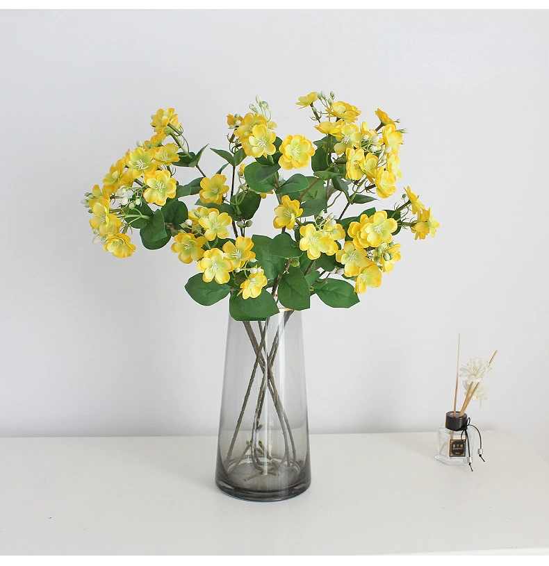 00 cm kunstig sjasmin 9 blomsterhoder dekorasjon