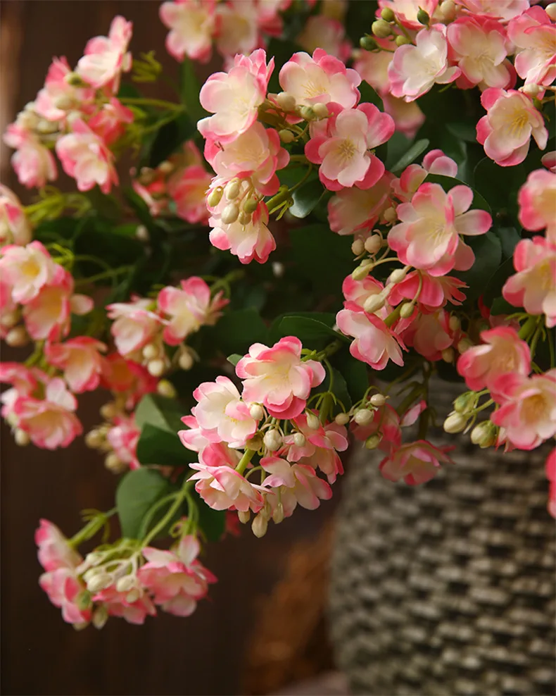00 cm kunstig sjasmin 9 blomsterhoder dekorasjon
