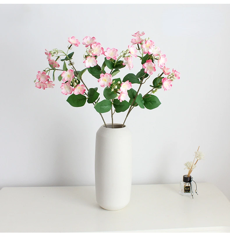 00 cm kunstig sjasmin 9 blomsterhoder dekorasjon
