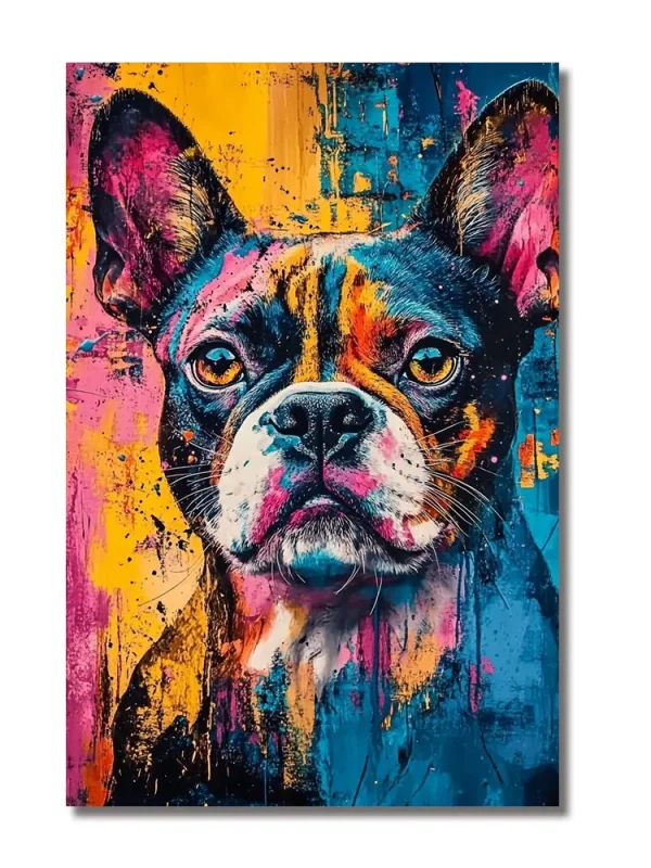 Abstract Animals Cat Lion Graffiti Art Canvas