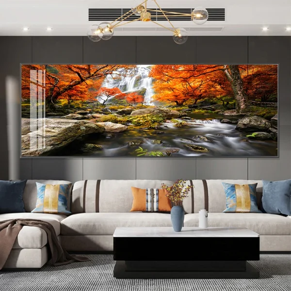 Diamond Painting – Foss og Soloppgang ved Havet