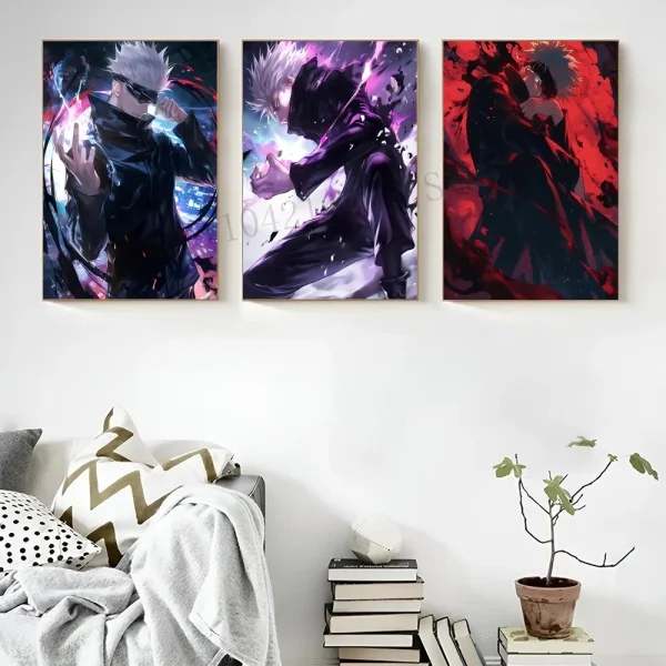Classic Anime Boy J-Jujutsu Kaisen Gojo Satoru Poster