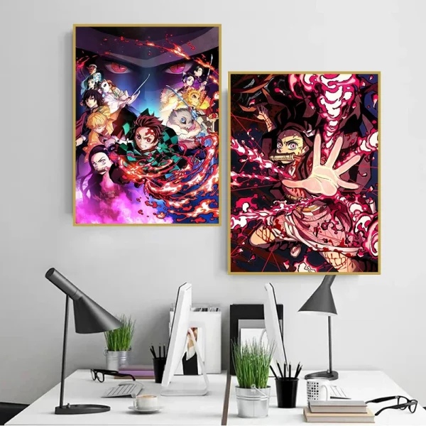 Anime Demon Slayer Classic Canvas Painting