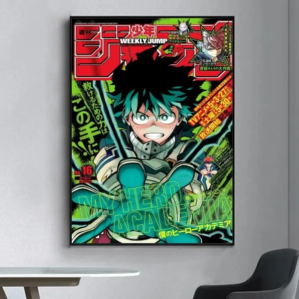 My Hero Academia Poster Fancy Wall Sticker