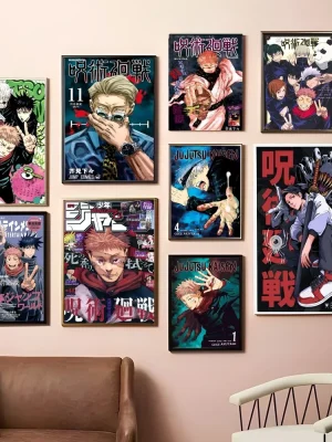 Jujutsu Kaisen Anime Classic Vintage Posters