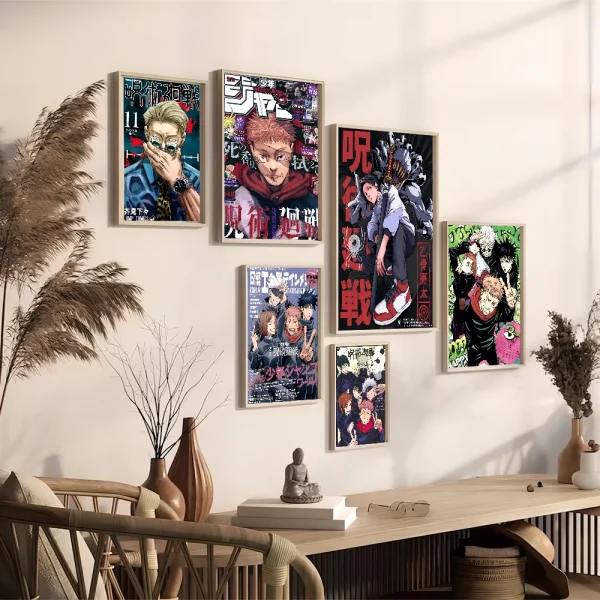 Jujutsu Kaisen Anime Classic Vintage Posters