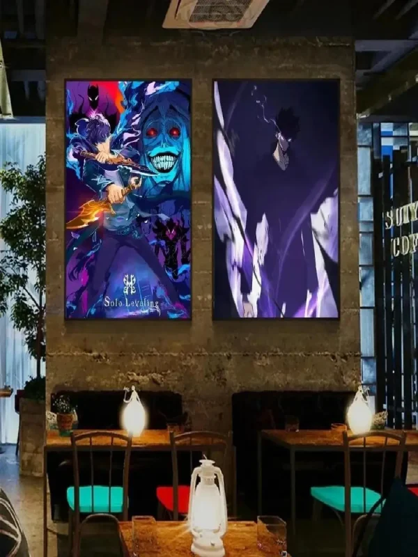 Solo Leveling Anime Canvas Wall Art