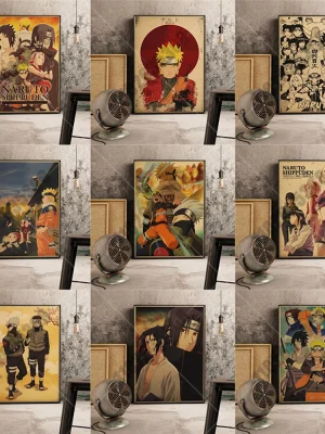 Peripheral Anime Retro Naruto Poster