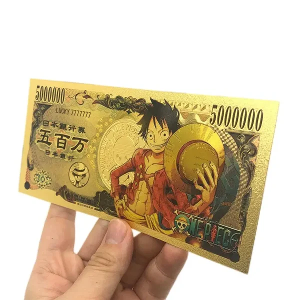 Anime One Piece Gold Commemorative