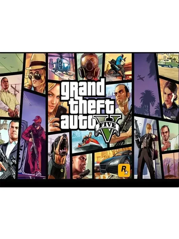 GTA 5 Grand Theft Auto Video Game Poster
