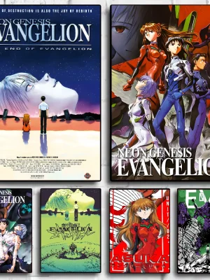 Anime N-Neon G-Genesis E-Evangelion Poster