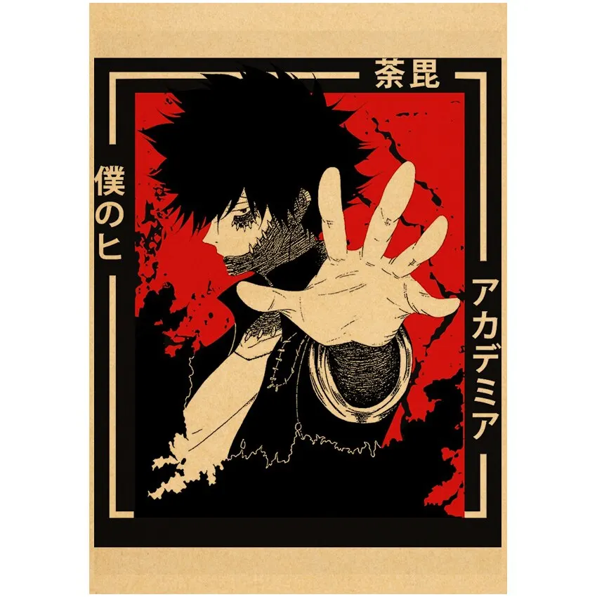 Vintage My Hero Academia Anime Poster