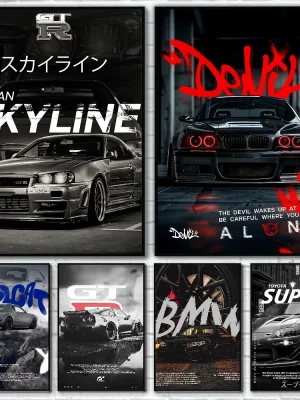 1PC Cool Supercar Car Poster