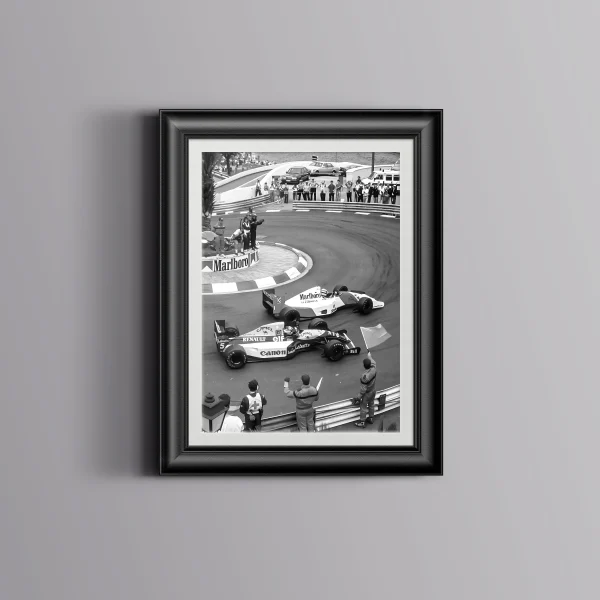 Vintage Monaco Grand Prix Formula F1 Poster