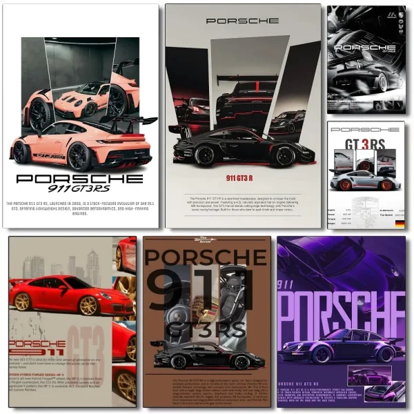 1PC Cool Supercar Racing Car Poster