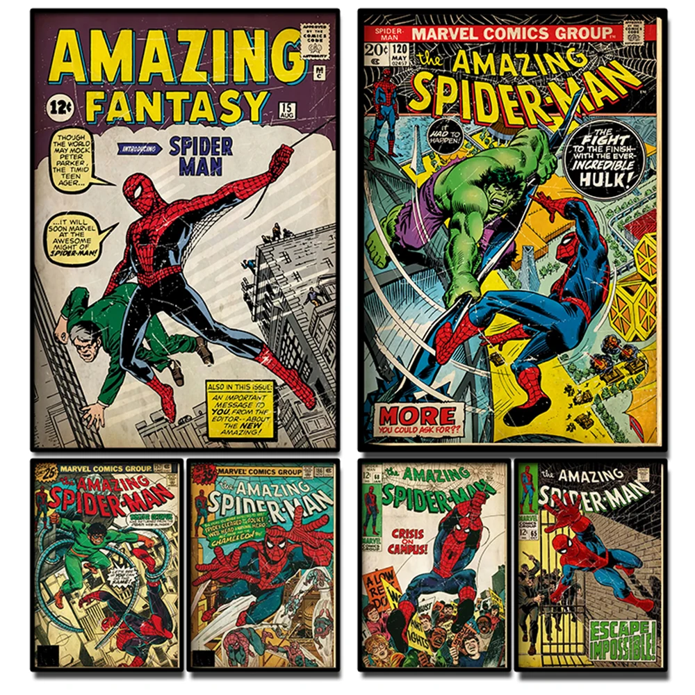 Anime Spider Man Art Poster