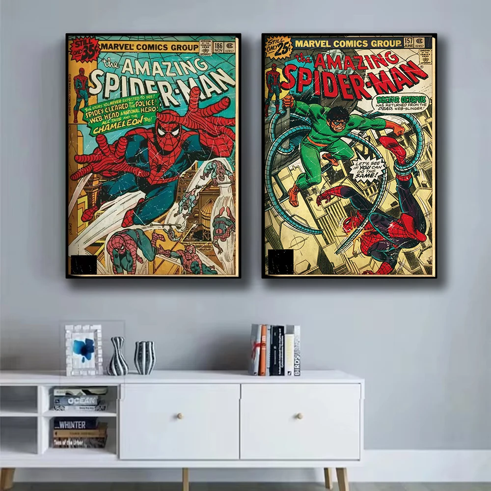Anime Spider Man Art Poster