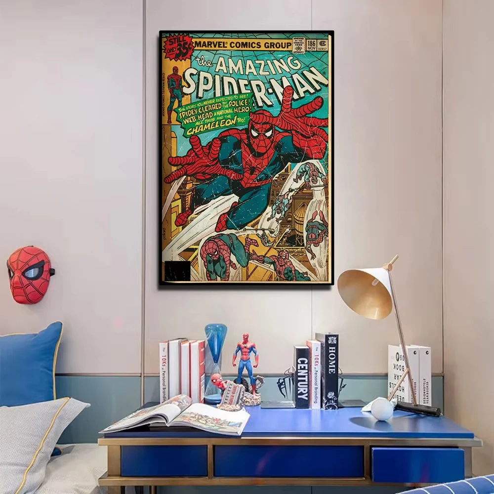 Anime Spider Man Art Poster