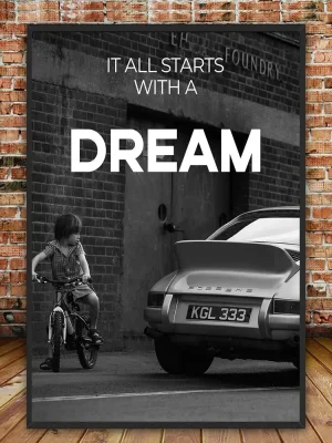 Luxury Super Cars Canvas Posters Motivational Quote Dreams Artwork