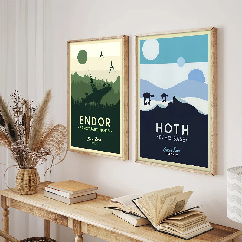 Modern Star Planet Posters