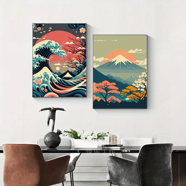 Perfect Japanese Nature Landscape Wall Art Canvas