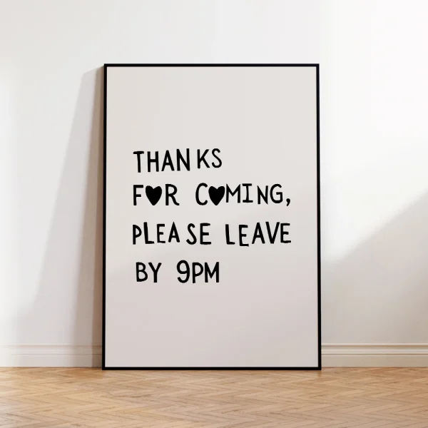Minimalist Heart Modern More Amor Por Favor Quotes Wall Art