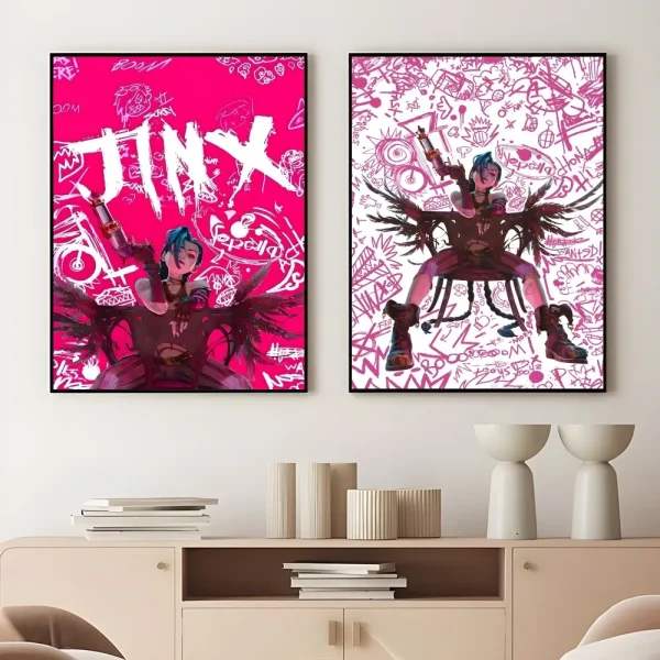 Arcane J-Jinx Art Poster