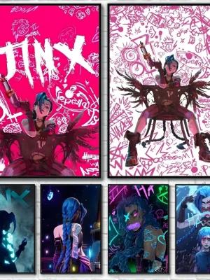 Arcane J-Jinx Art Poster