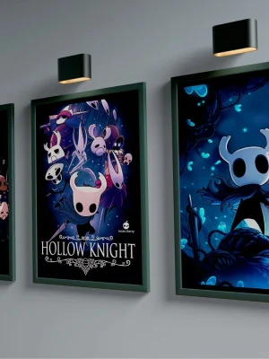 Hollow Knight Videogame Painting kids Anime Game Posters