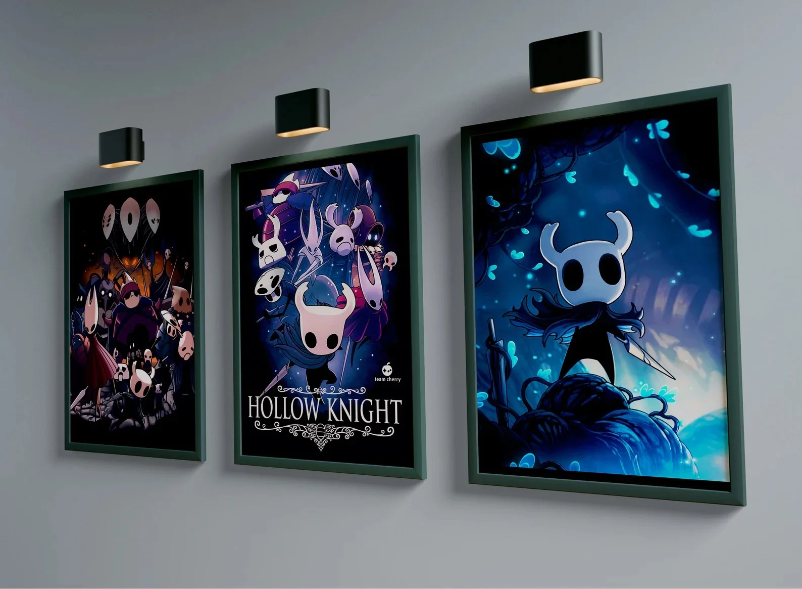 Hollow Knight Videogame Painting kids Anime Game Posters