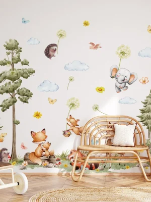 Forest Animals Wall Stickers