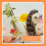 Cute Hedgehog Hippo Fox Rabbit Lion Animal Wall Sticker