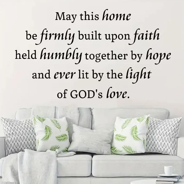 1Pc Inspirational Spirit Quotes Text House Wall Stickers
