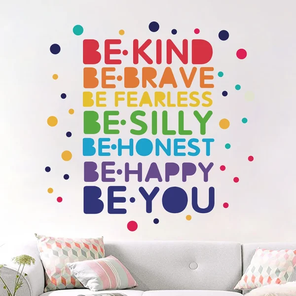 1Pc inspirational English wall sticker