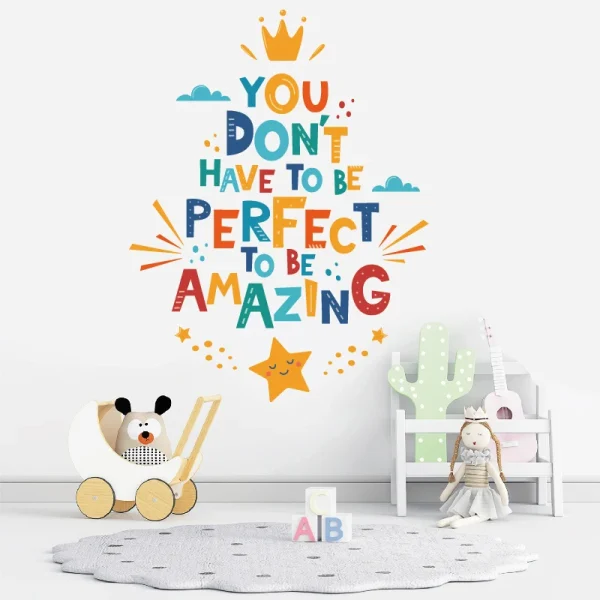 Creative family motto sticker