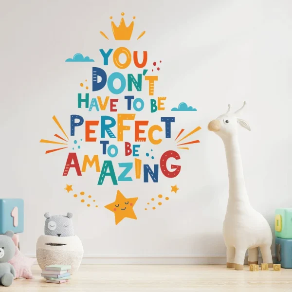 Creative family motto sticker