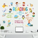 Cartoon Characters Space Planet Wall Sticker