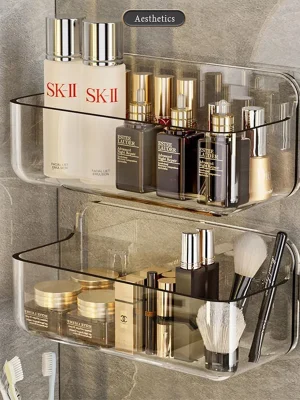 Baderomshylle i transparent PET-materiale