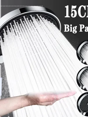 Dusjhode med 150 mm panel – 3 moduser og trykkboost