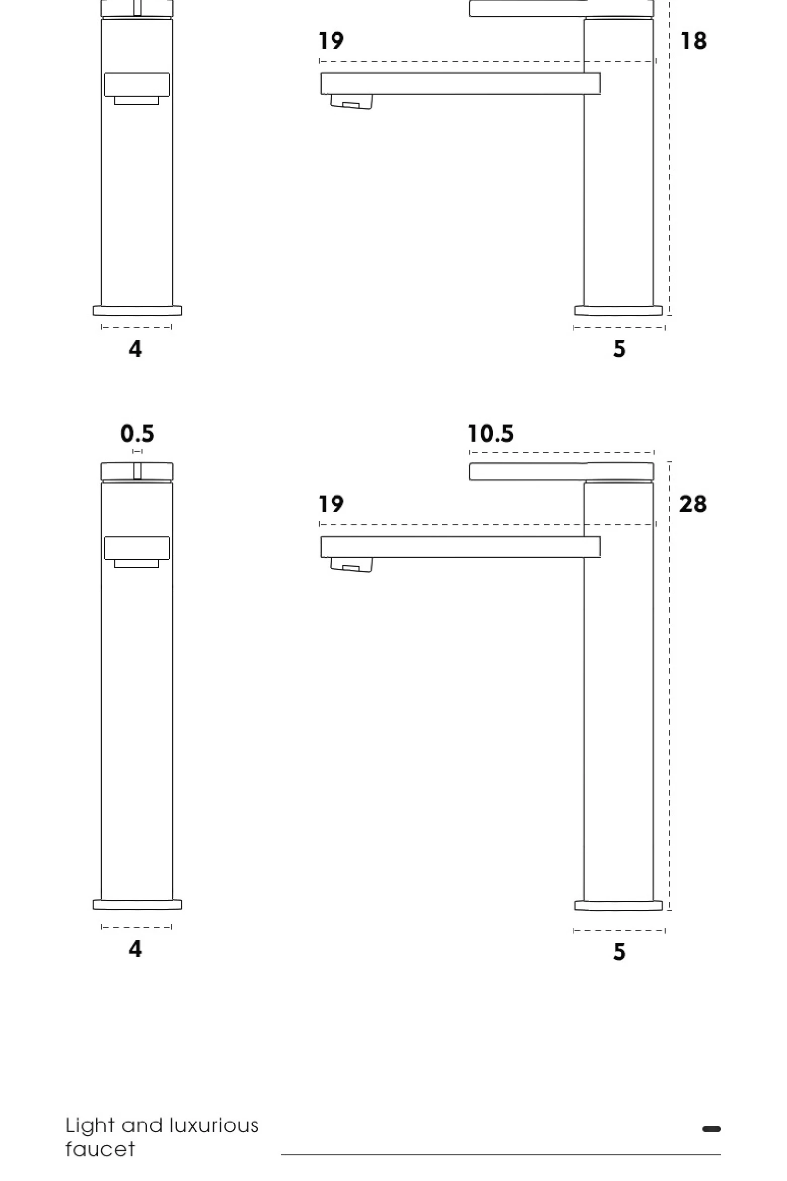 Aitana servantbatteri med enkelt design