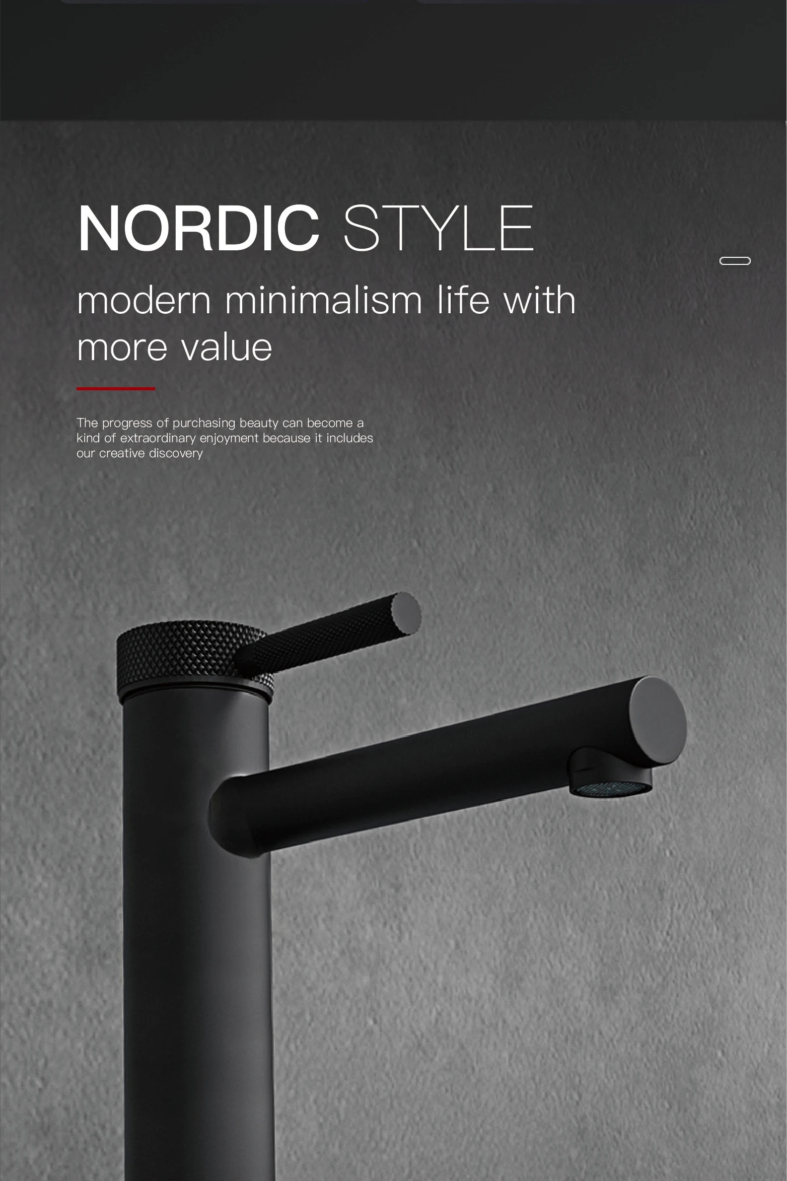 Black Brass Bathroom Faucet, classic pattern design, single control, single handle, cold and hot dual control basin faucet